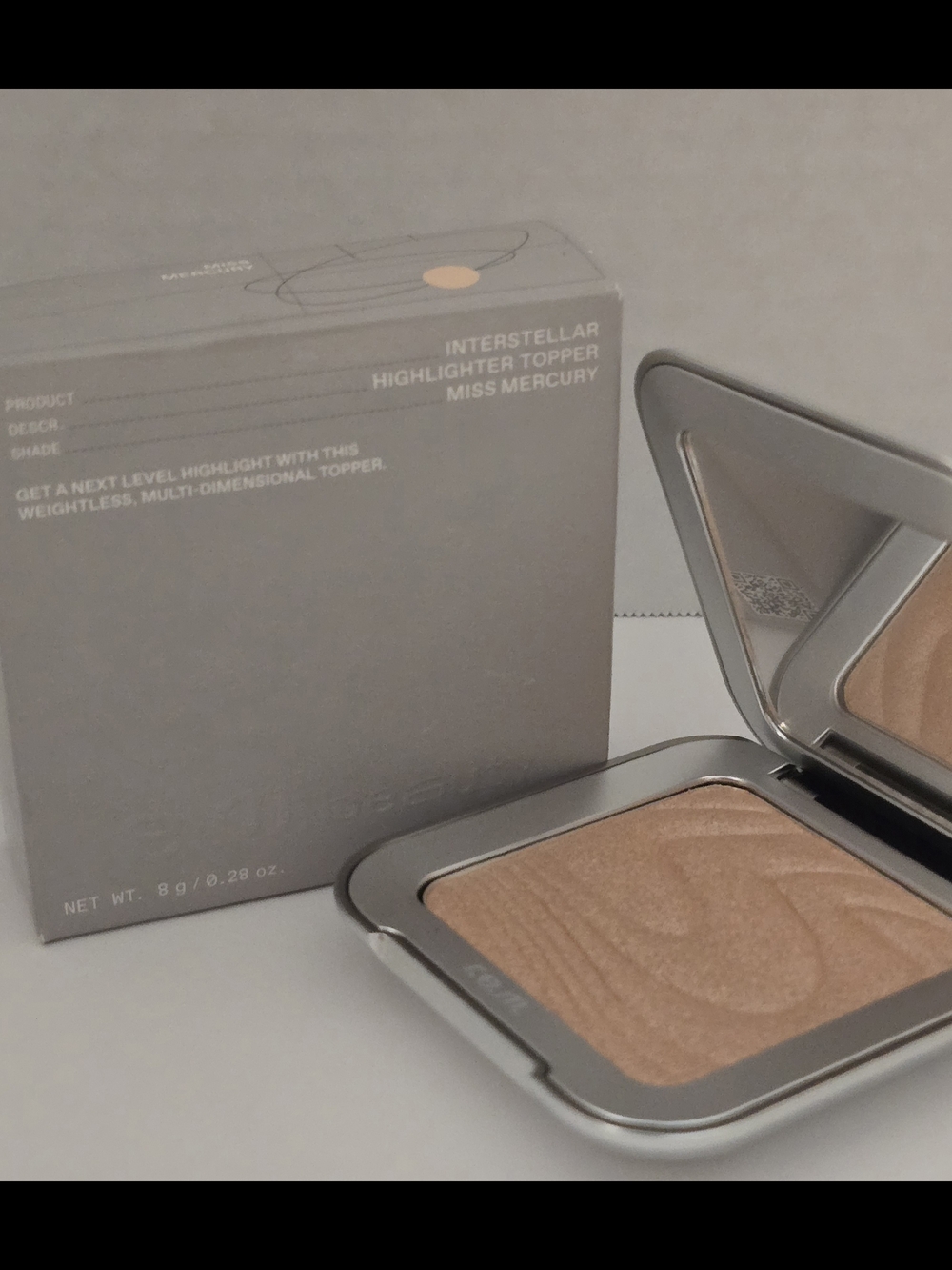Interstellar Highlighter Topper - Miss Mercury Champagne Beige Glow